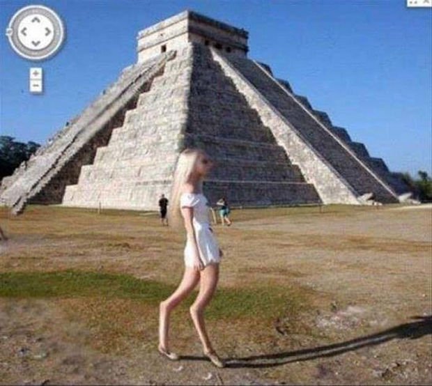 25 Weird Things Found on Google Maps - I certainly hope that image is just a glitch in Google Maps.