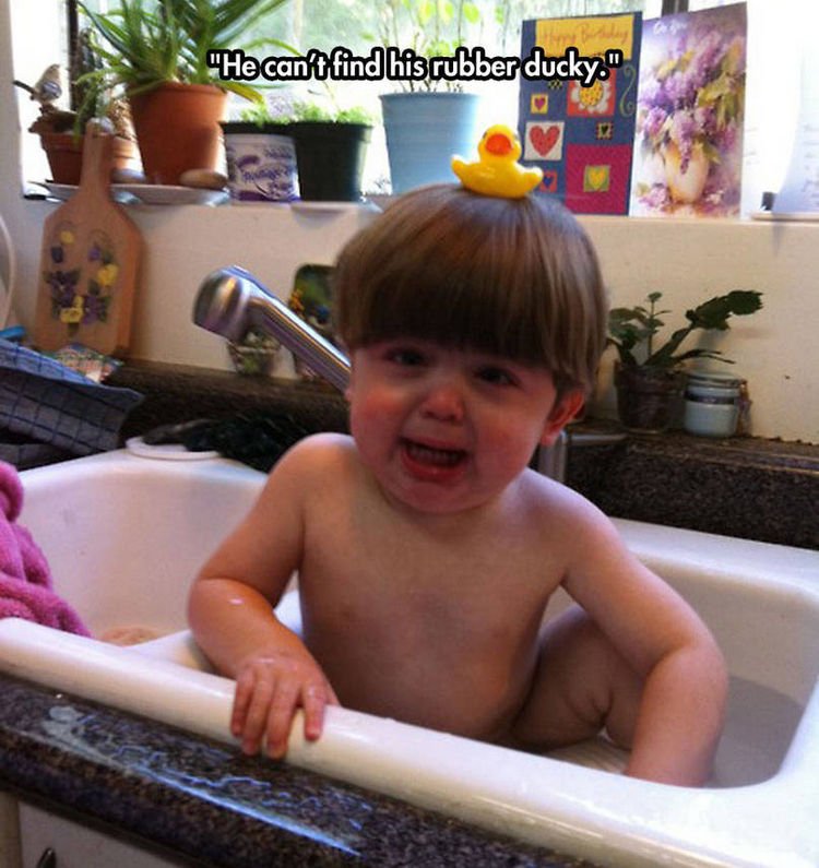 37 Photos of Kids Losing It - He can