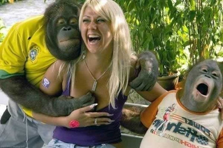44 Incredibly Funny Pictures That Will Make You Smile - These fellas are getting a little too friendly.