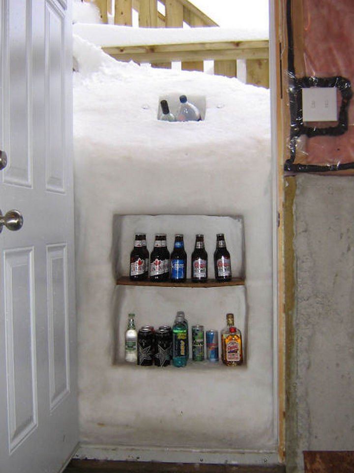 51 Crazy Life Hacks - That is one way to turn a record snowfall into something useful.