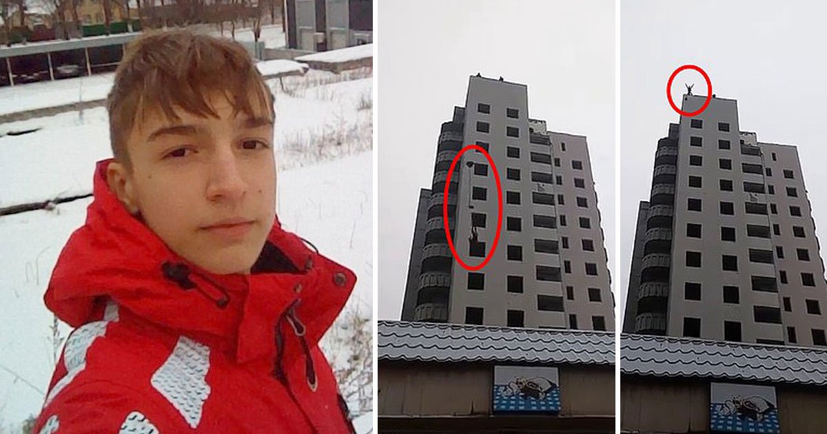 boy jumps 14 floor.jpg?resize=1200,630 - 15-Year-Old Boy Jumps From 14th Floor Of A Building As Part Of A Social Media Stunt - Mother Encourages To Do The Dangerous Stunt