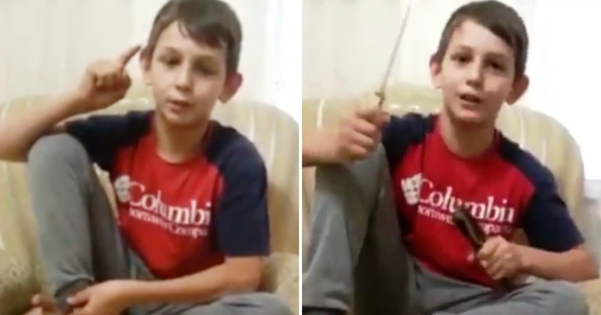 boy3 1.png?resize=412,232 - 11-Year-Old Boy Threatened Enemies In Disturbing Video Before He Was Caught By Police