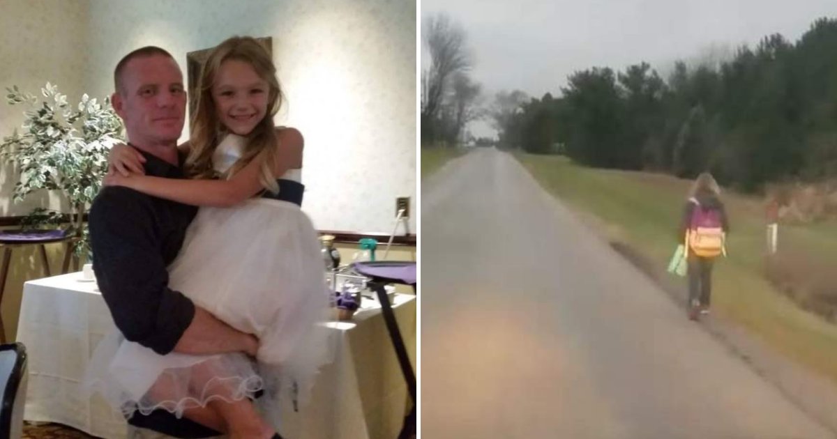 daughter5.png?resize=1200,630 - Father Forces 10-Year-Old Daughter To Walk 5 Miles To School After She Repeatedly Bullied Classmates On Bus