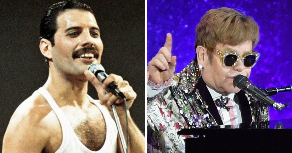 freddie6.png?resize=1200,630 - Freddie Mercury Gave Elton John Heartwarming Present Few Days Before He Passed Away