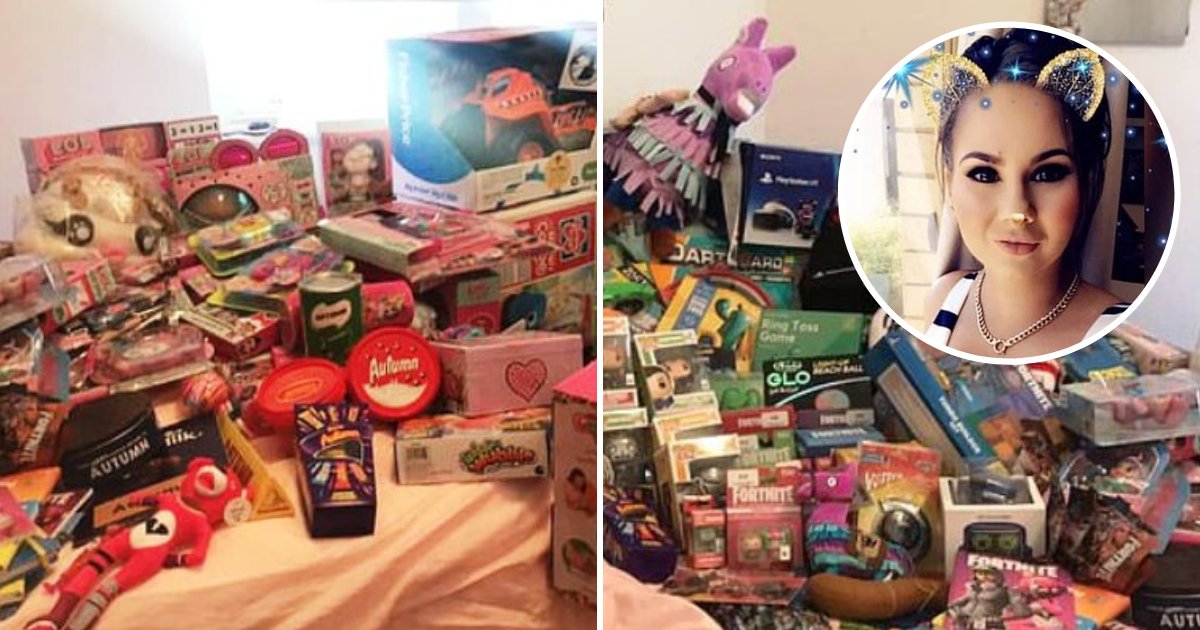 gifts.png?resize=1200,630 - Mother-Of-Three Who Bought Hundreds Of Christmas Toys For Her Kids Says She Won’t Let Society ‘Guilt Trip’ Her