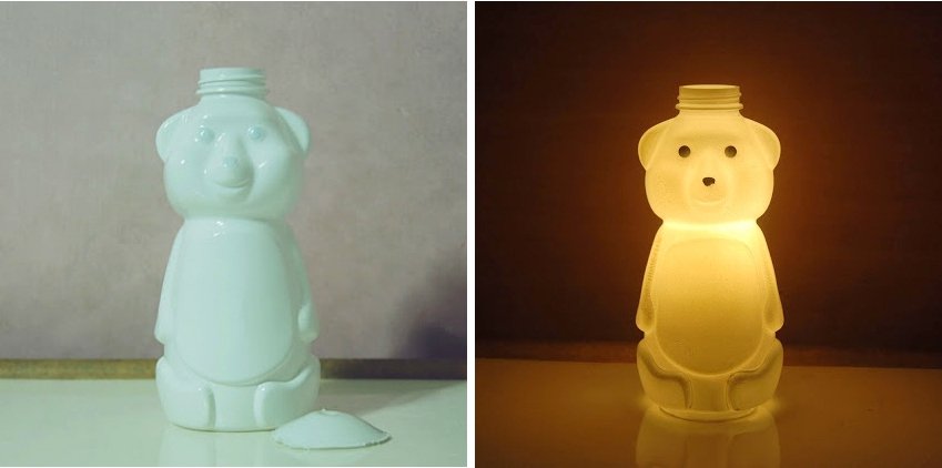 honey bear light.jpg?resize=412,232 - She Paints The Bottom Of A Light Bulb – The Reason Has Me Doing It Too!
