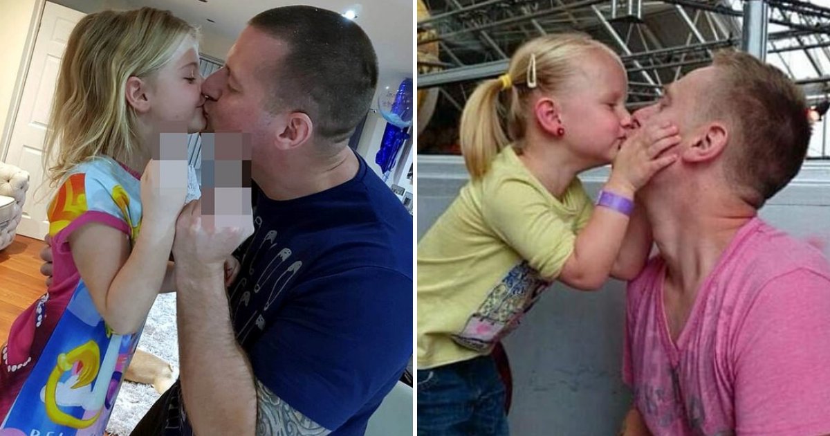 kiss5.png?resize=412,275 - Un père devient viral sur internet après avoir partagé une photo de lui embrassant sa fille sur la bouche