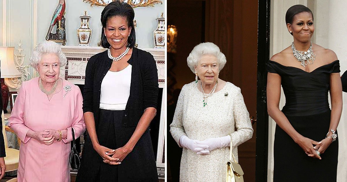 michelle the queen.jpg?resize=1200,630 - Michelle Obama révèle le point de vue de la reine sur le protocole royal