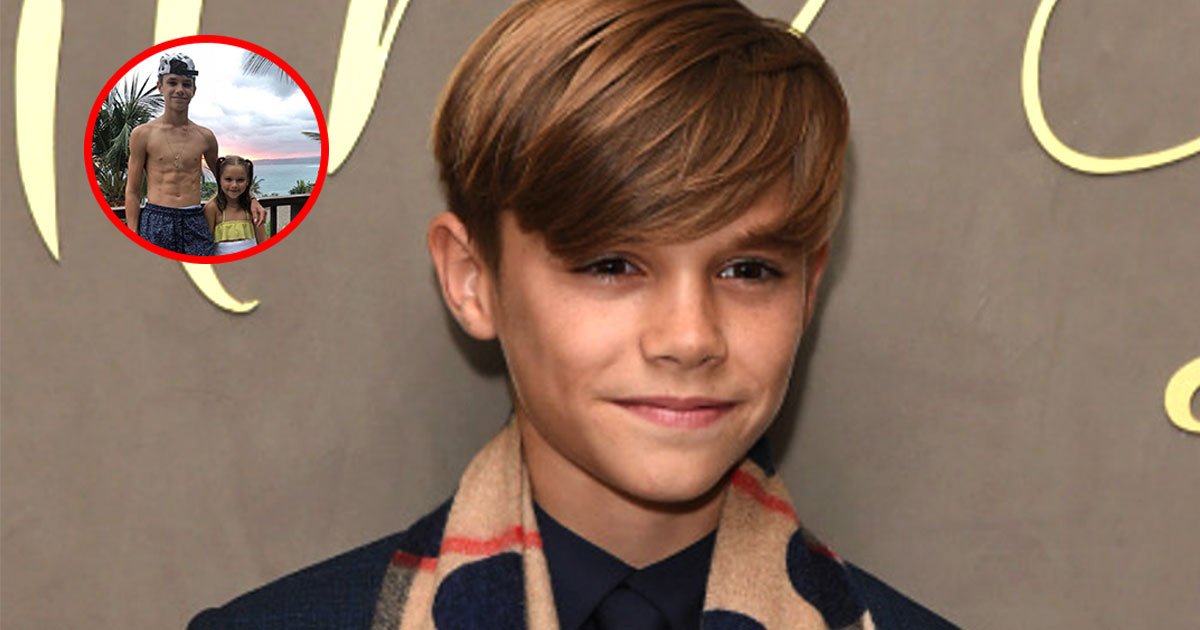 romeo beckham shares a sweet snap of himself and sister harper he calls her best sister ever.jpg?resize=412,232 - Romeo Beckham Shares A Sweet Snap Of Himself And Sister Harper – He Calls Her 'Best Sister Ever'