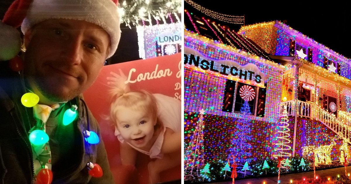 s5.png?resize=412,232 - Man Decorated His house With 300,000 Lights To Pay Tribute To His 21-Month-Old Daughter