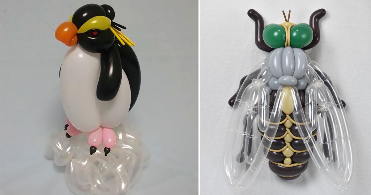 balloon art.png?resize=412,275 - Plus de 25 animaux en ballon extraordinaires fabriqués par l'artiste japonais Masayoshi Matsumoto