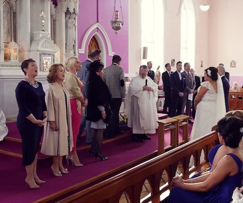 behind that left the bride in tears
