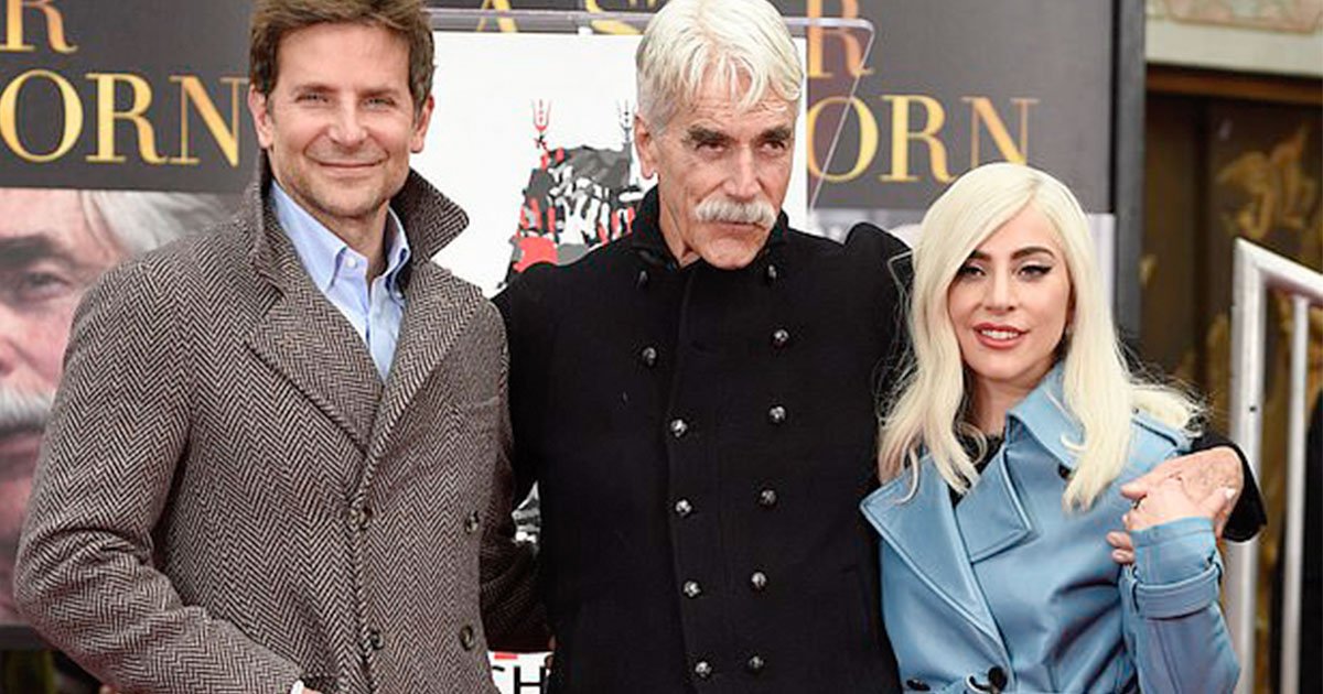 lady gaga and bradley cooper attended hand and footprint ceremony to support co star sam elliott.jpg?resize=1200,630 - Lady Gaga And Bradley Cooper Attended Hand And Footprint Ceremony To Support Co-star Sam Elliott