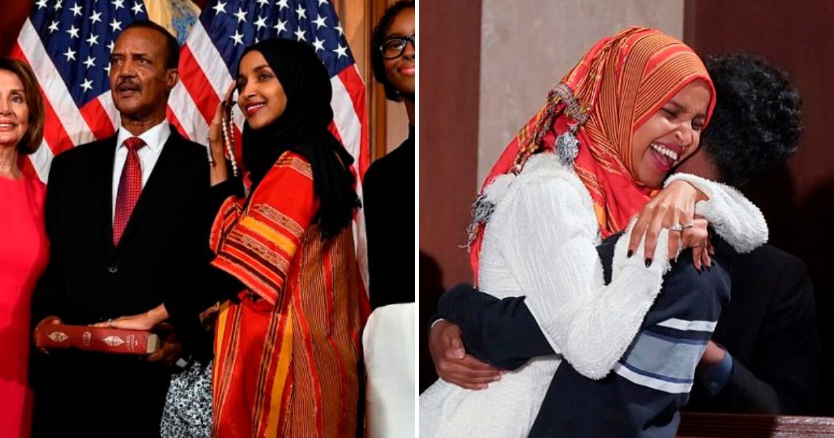 omar6.png?resize=1200,630 - Congresswoman Made History By Becoming The First Female To Take Seat Wearing Headscarf