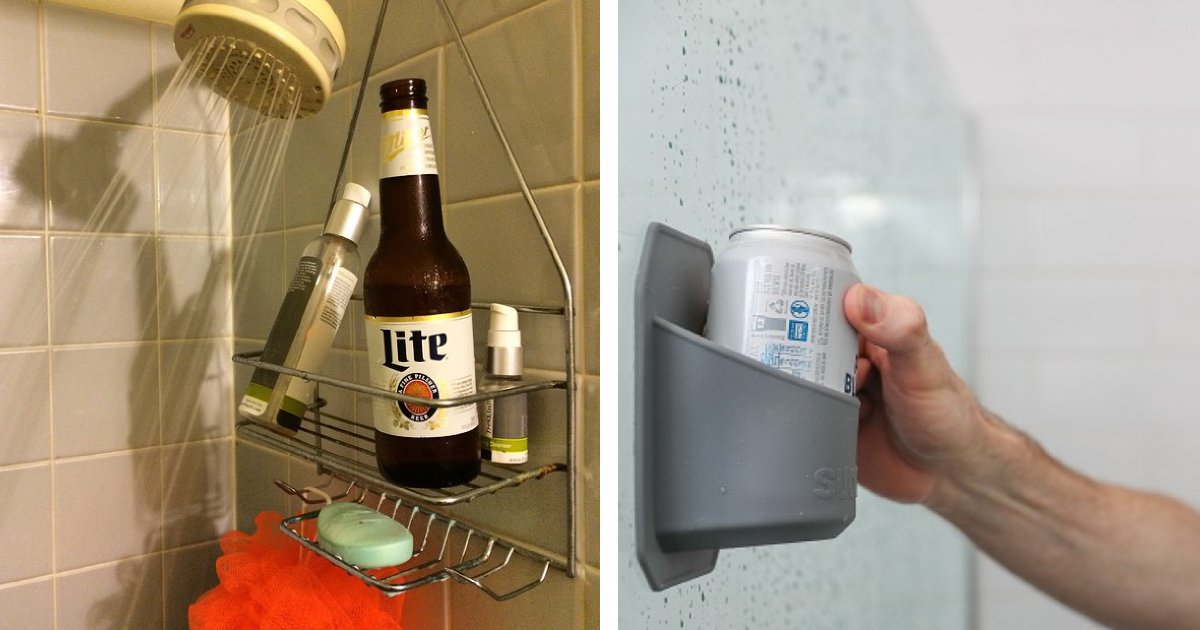 shower beer holder.png?resize=412,275 - Shower Beer Holder Is Your Perfect Partner For A Happy Shower Time