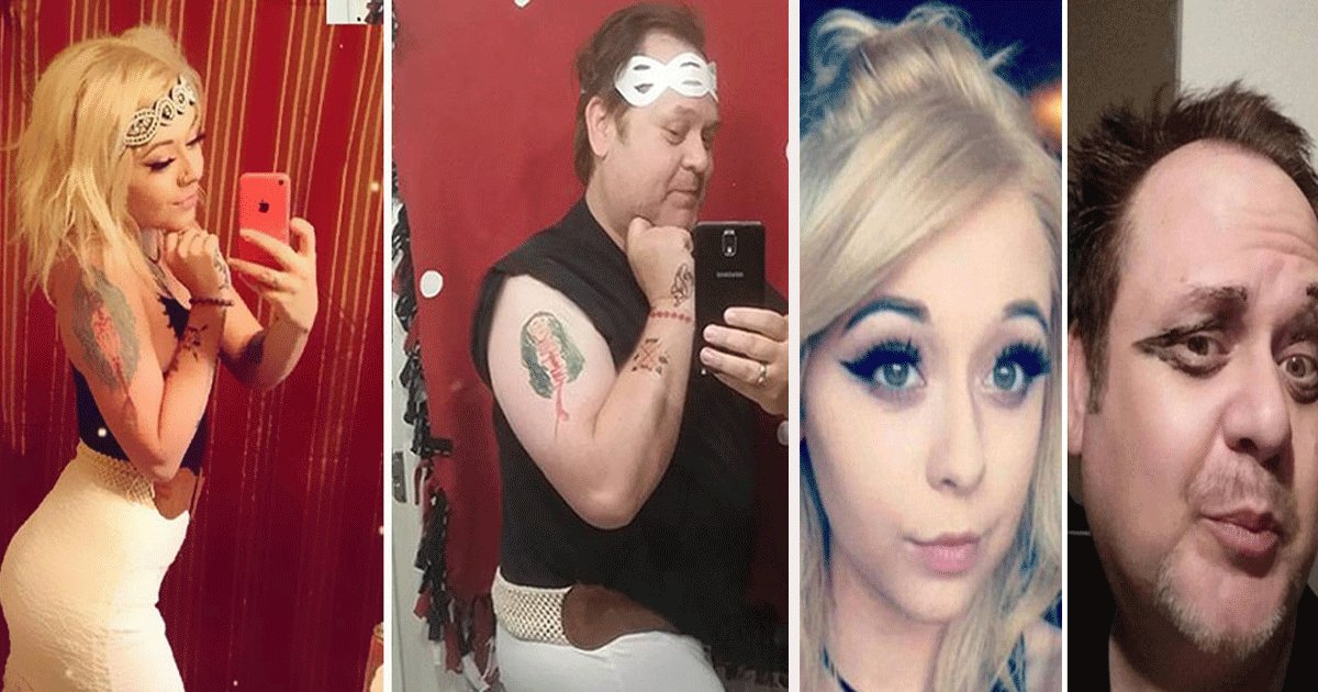 Dad Recreates His Daughters Selfies Now Has 2x More Followers Than