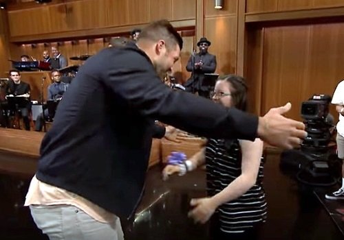Tim Tebow surprised
