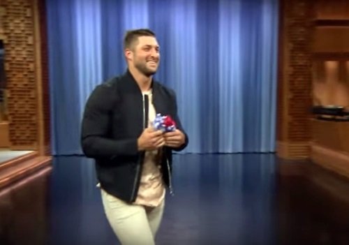 Tim Tebow surprised