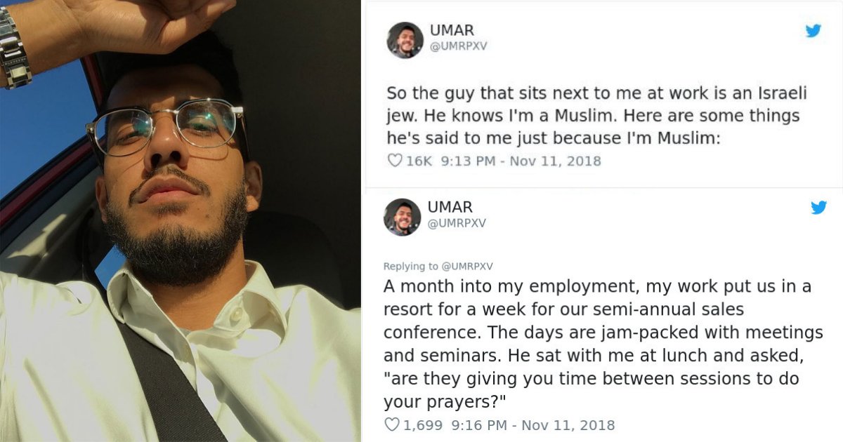 yy.png?resize=1200,630 - Muslim Man Documents How His Jewish Coworker Treats Him At Work