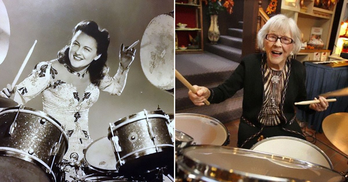7 22.jpg?resize=1200,630 - 약 100년동안 '드럼'을 연주해온 106세 할머니의 장수 비법