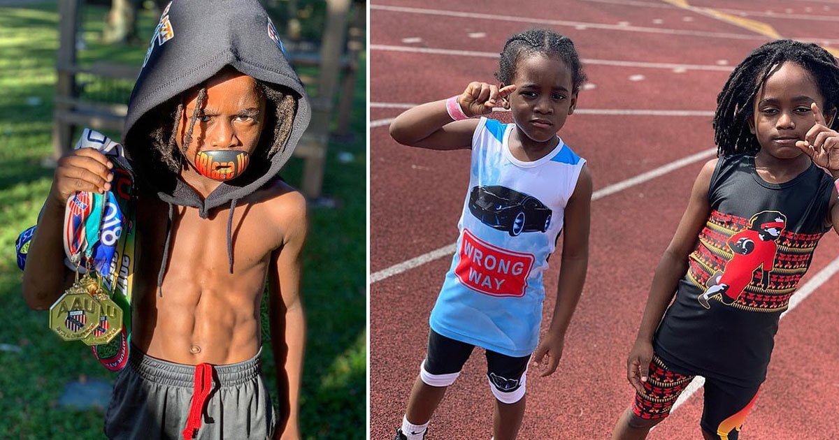 fatest boy.jpg?resize=1200,630 - Rencontrez l'enfant de sept ans le plus rapide au monde qui a sprinté sur 100 mètres en 13.48 secondes
