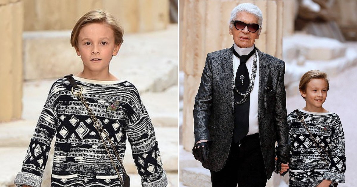 lagerfeld3.png?resize=412,232 - Rencontre avec un mannequin de 11 ans qui pourrait hériter de la fortune de 200 millions de dollars de Karl Lagerfeld