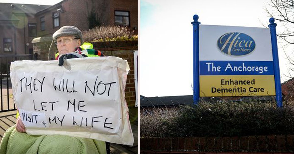 untitled 1 43.jpg?resize=412,275 - An 89-Year-Old Man Has Launched A Protest Outside A Grimsby Care Home, Claiming That He Has Been Banned From Seeing His Wife
