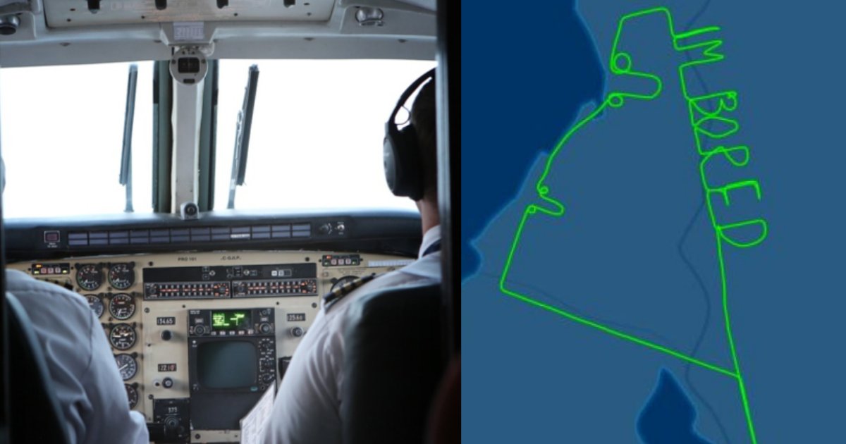 y4 13.png?resize=1200,630 - Un pilote d'avion a écrit "Je m'ennuie" dans le ciel comme le prouvent ces images-radar.