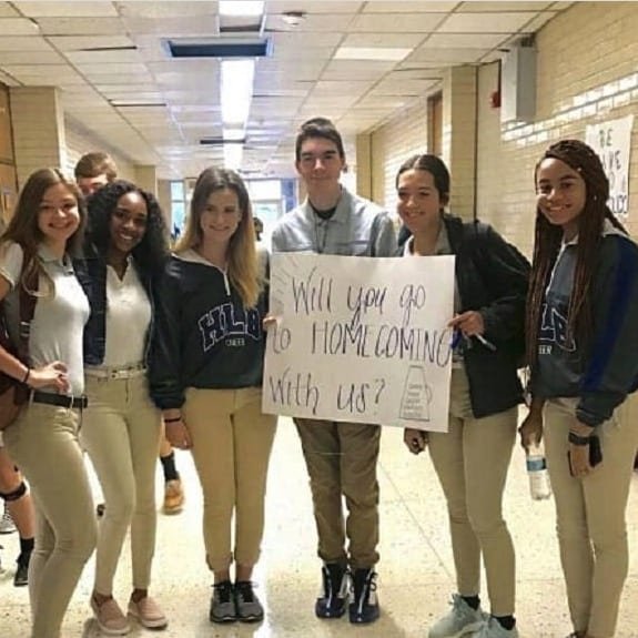Image result for Teen rejected and laughed at before homecoming dance â days later, sees 13 girls standing in front of him