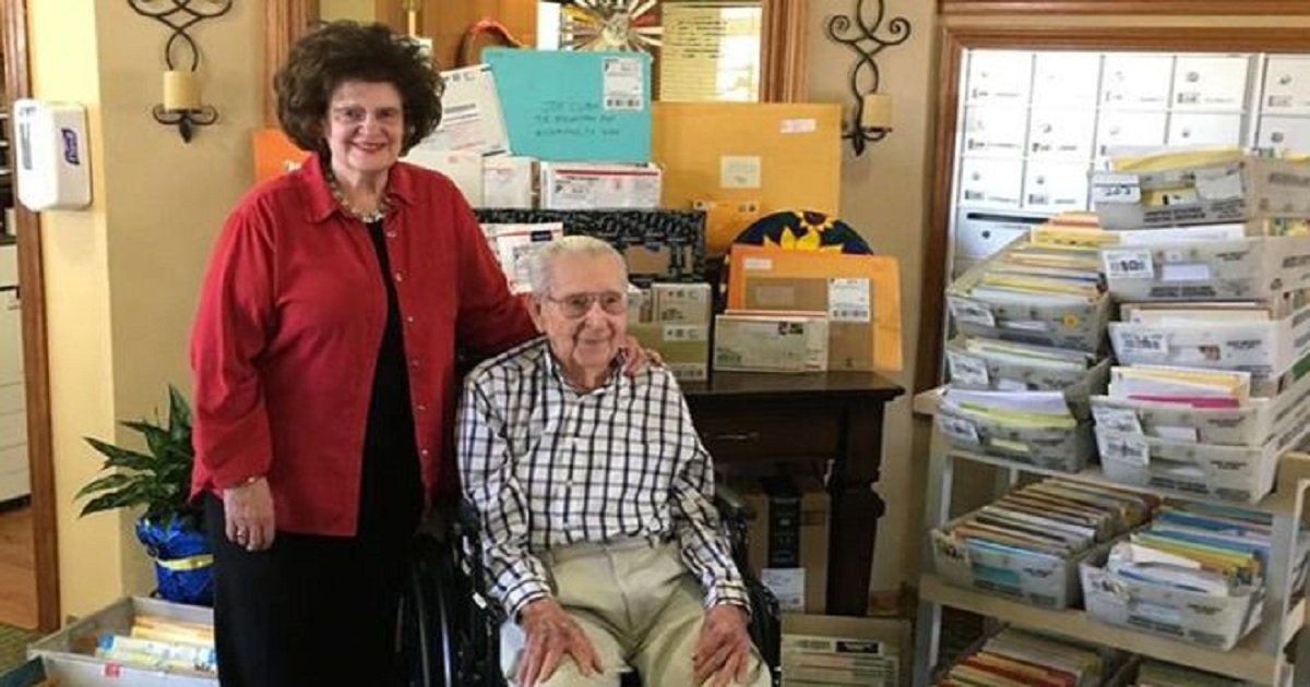 b3.jpg?resize=412,275 - World War Two Veteran Makes Appeal For Birthday Cards On His 100th Birthday And The World Responds Beautifully