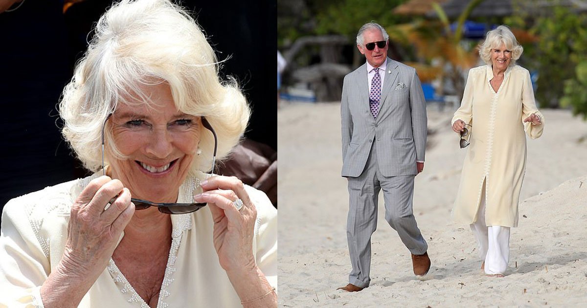 camilla went barefoot for a stroll along the beach with charles.jpg?resize=412,275 - Camilla Went Barefoot For A Stroll Along The Beach With Prince Charles
