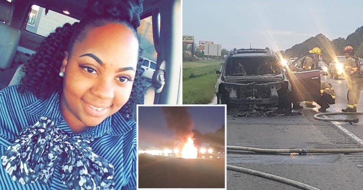 car4.png?resize=1200,630 - 18-Year-Old Saves Pregnant Woman From Burning Car As She’s Not Aware Of Fire Underneath
