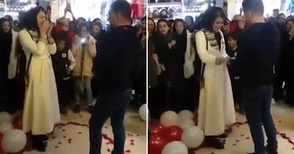 couple4.png?resize=412,275 - Couple Arrested For Romantic Marriage Proposal At Shopping Mall