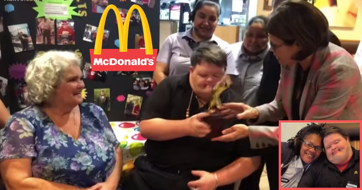 d2 14.png?resize=412,275 - McDonald’s Worker With Down Syndrome is Honored on His 27th Work Anniversary