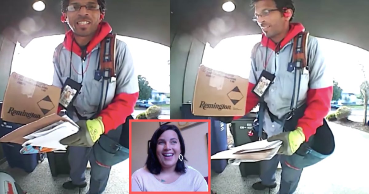 d5 17.png?resize=412,232 - The Internet is Going Crazy Over the Caring Postal Worker Who was Captured on Doorbell Cam