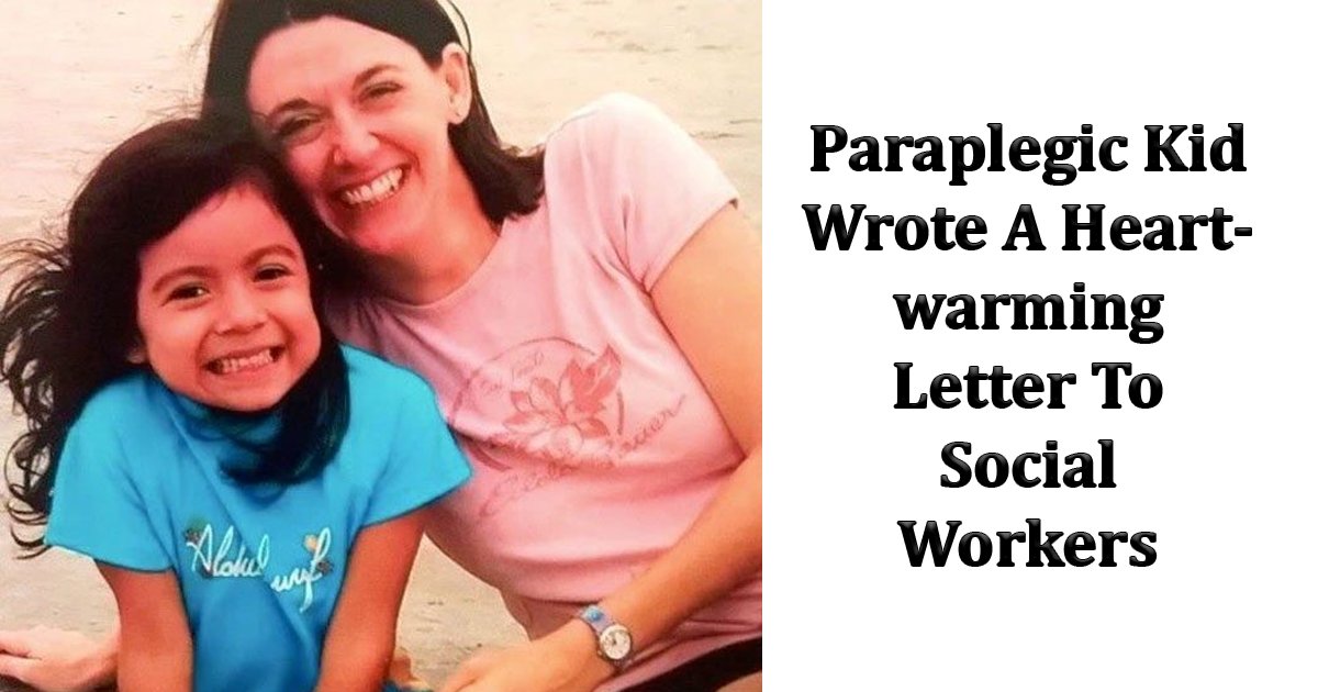 dfdfd.jpg?resize=412,275 - Paraplegic Kid Wrote A Heartwarming Letter Social Workers And It Will Bring Tears To Your Eyes