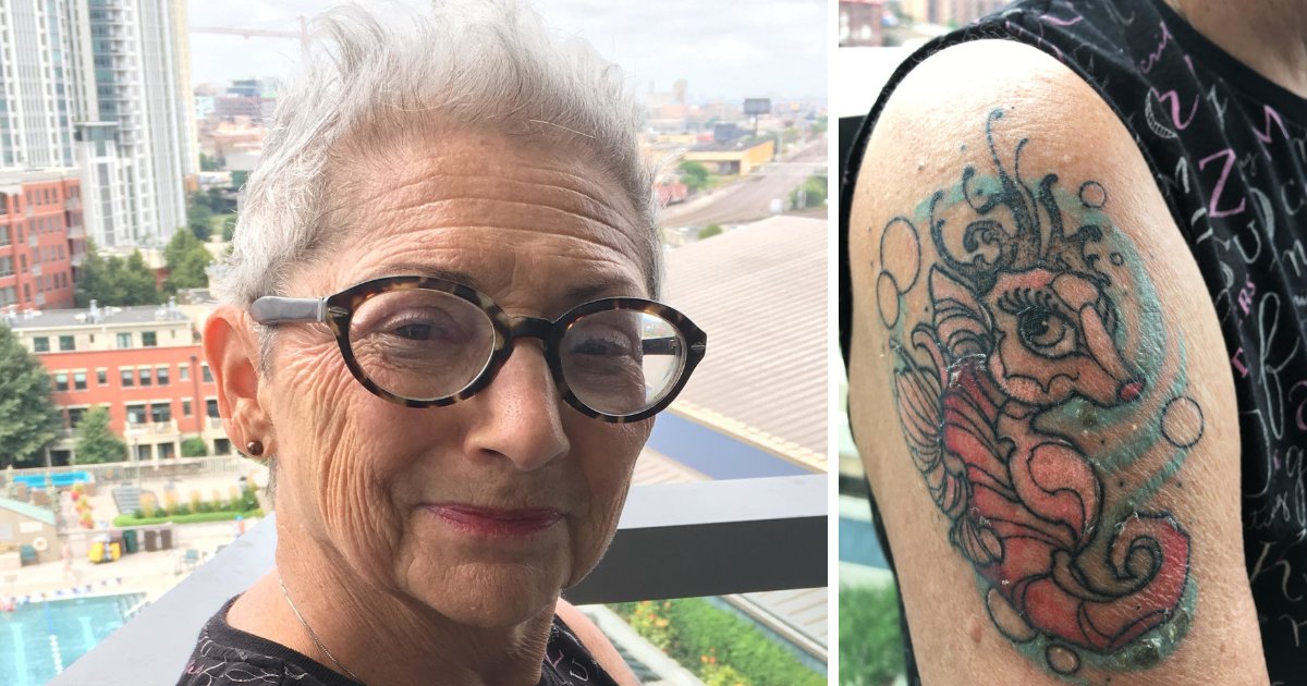 featured image 24.png?resize=412,275 - Woman Gets A Tattoo Instead Of A Face-Lift For Her 80th Birthday