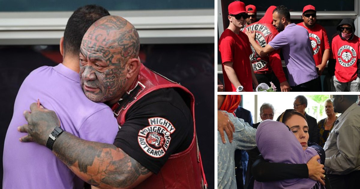 Rival Gangs Console Each Other After Christchurch Mosque Massacre As PM ...