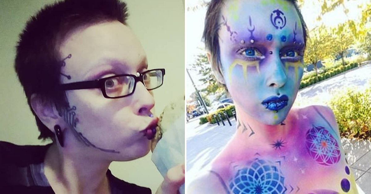 jareth7.png?resize=1200,630 - 33-Year-Old Man Now Identifies As 'Agender Alien' After Having Eyebrows Removed To Look Less Human