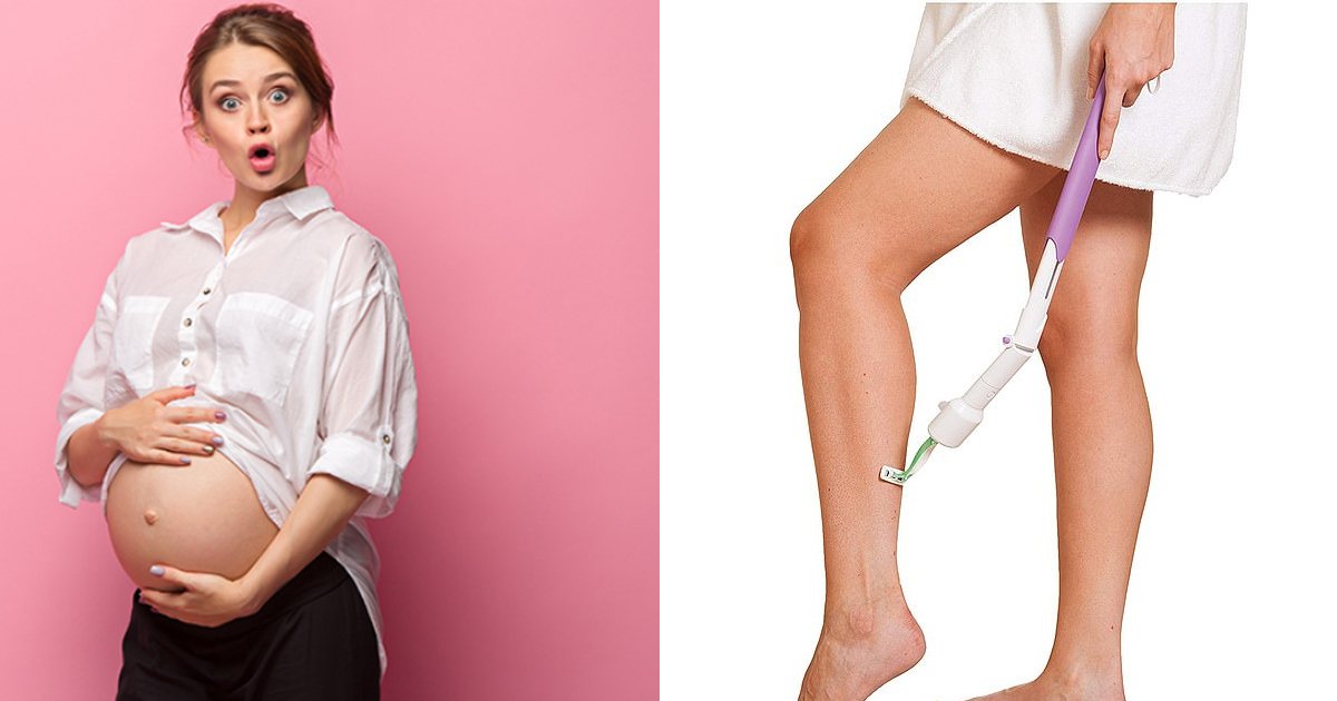 jhjh.jpg?resize=412,275 - Pregnant women are obsessed with this genius gadget that lets them shave the legs without bending down