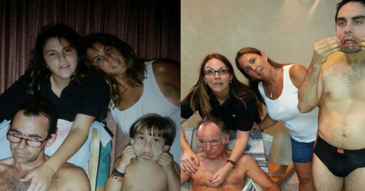recreating photos.png?resize=412,232 - 13 People Who Hilariously Recreated Their Childhood Photos