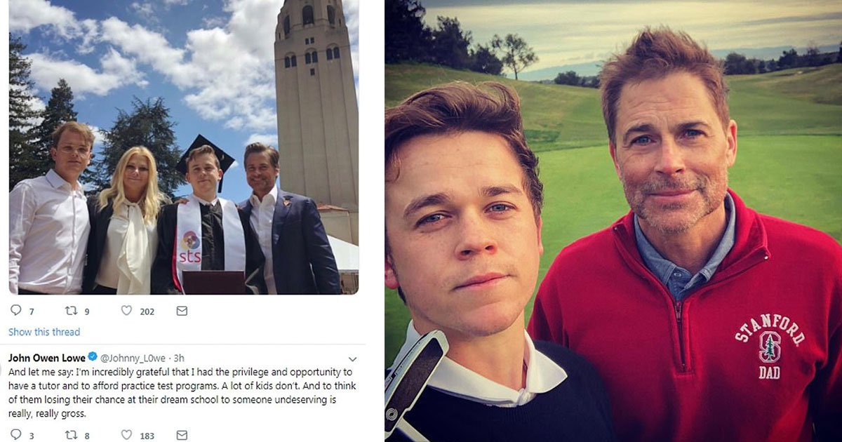 rob lowe praised his hardworking sons amid college admissions scandal.jpg?resize=412,232 - Rob Lowe Praised His ‘Hardworking Sons’ After College Admissions Scandal