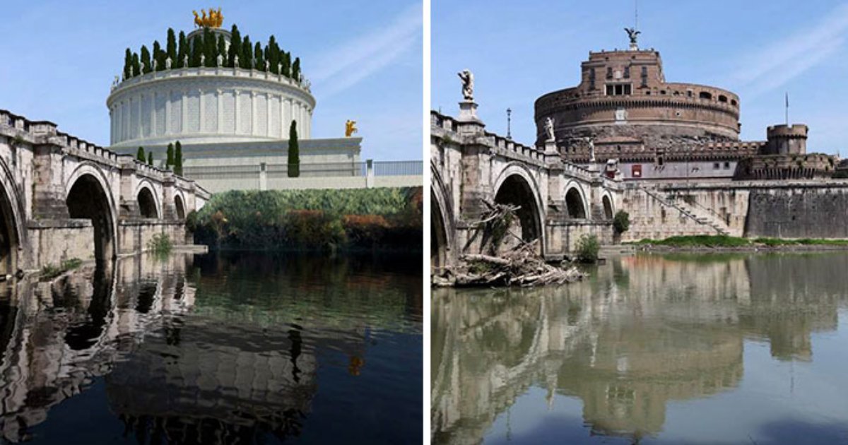 roman structures.png?resize=1200,630 - How The 10 Most Famous Ancient Roman Structures Looked In The Past