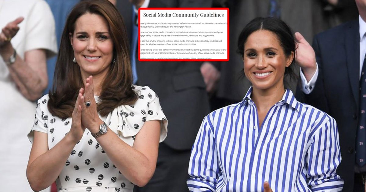 royal aides warned abusive comments targeting kate middleton meghan markle could be reported to police.jpg?resize=412,232 - Royal Aides Warned Abusive Comments Targeting Kate Middleton Meghan Markle Could Be Reported To Police