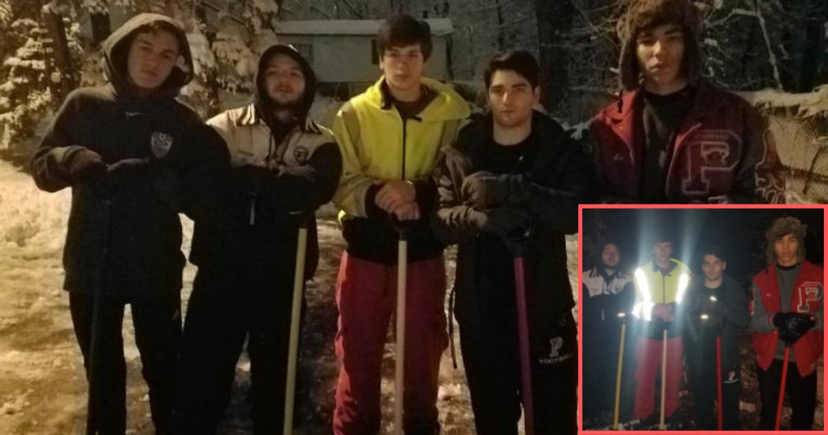 s3 5.png?resize=1200,630 - High School Boys Shovel 8 Inches of Snow Out of Neighbor's Driveway As She Had to Go to Her Dialysis