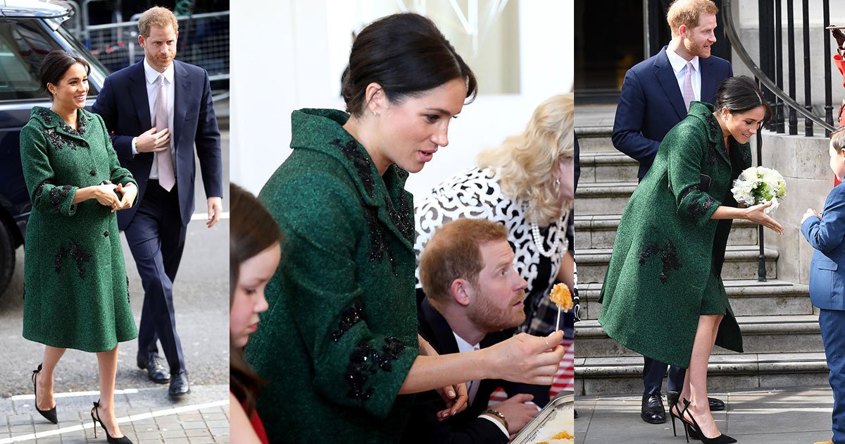 the duke and duchess of sussex took part in canadian tradition of making maple taffy as they visited canada house in london.jpg?resize=412,275 - The Duke And Duchess Of Sussex Took Part In Canadian Tradition Of Making Maple Taffy As They Visited Canada House In London