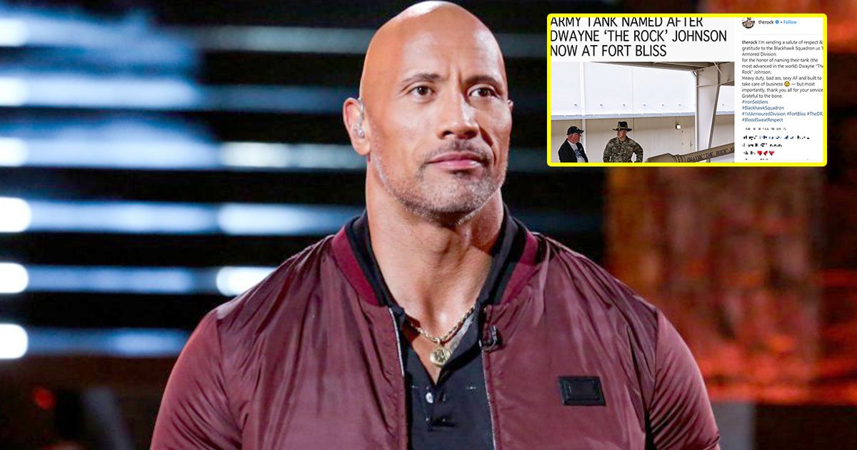 the rock received backlash by fans for praising sexy af army tank named after him.jpg?resize=1200,630 - The Rock Received Backlash By Fans For Praising An Army Tank Named After Him