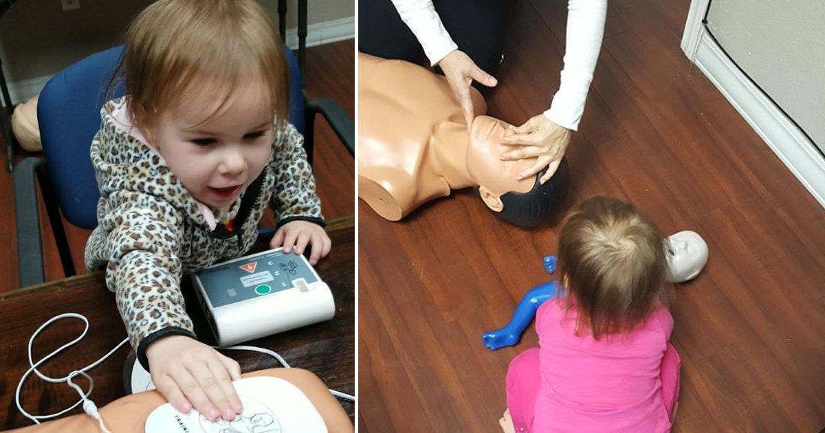 toddler performs cpr.png?resize=1200,630 - This 2-Year-Old Girl Knows How To Perform CPR
