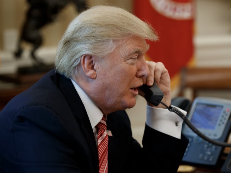 Image result for president trump phone call 750