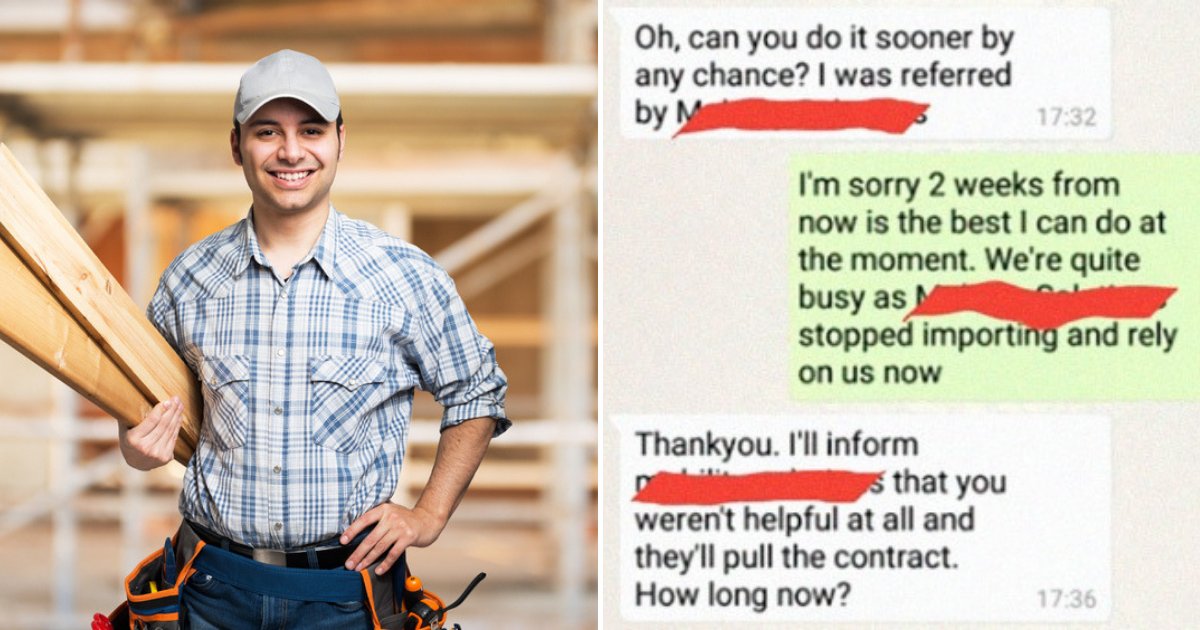 untitled design 20.png?resize=412,275 - Man Shares Texts After Rude And Entitled Customer Comes Up With Unreasonable Demands